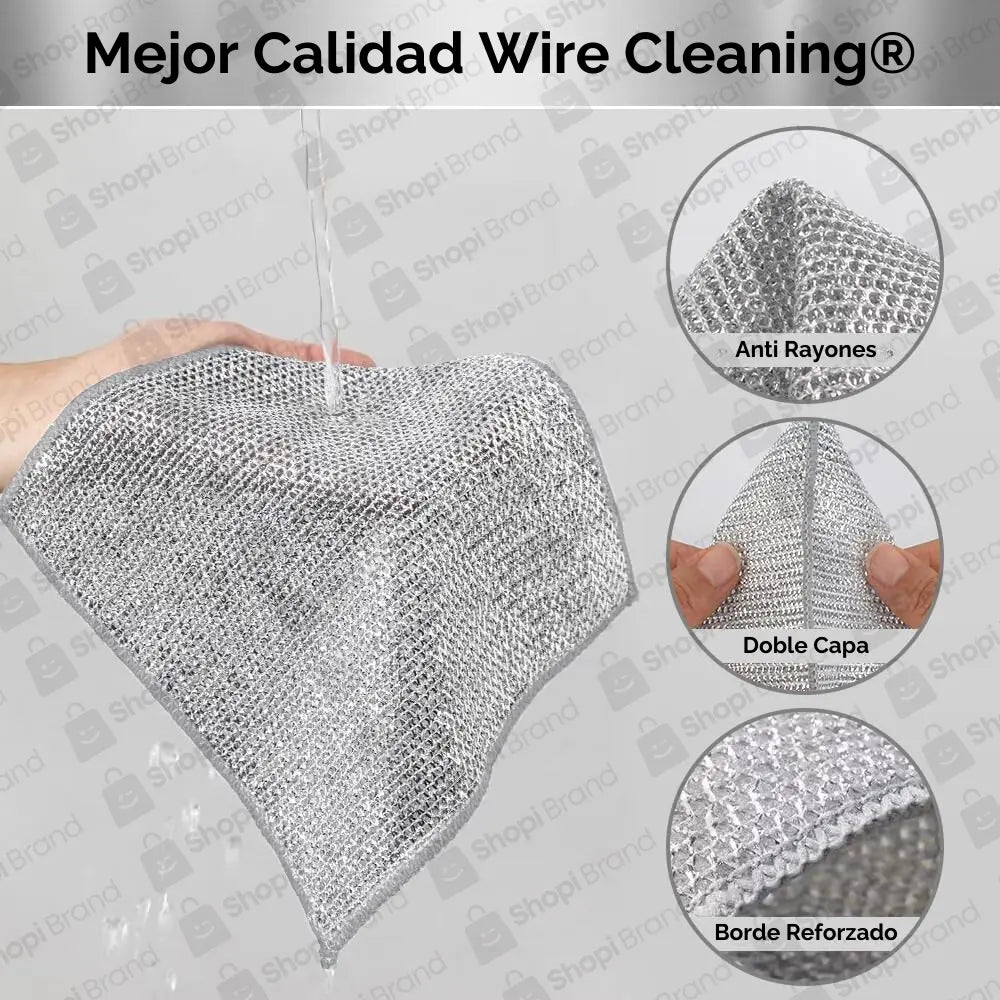 Paños De Limpieza Multiusos Wire Cleaning® (Pack x 5)