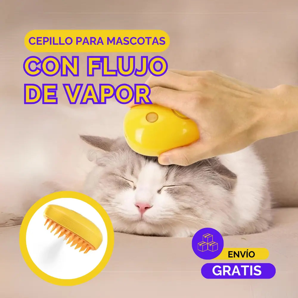 Cepillo De Vapor Relajante💨🐶 PetSpa®