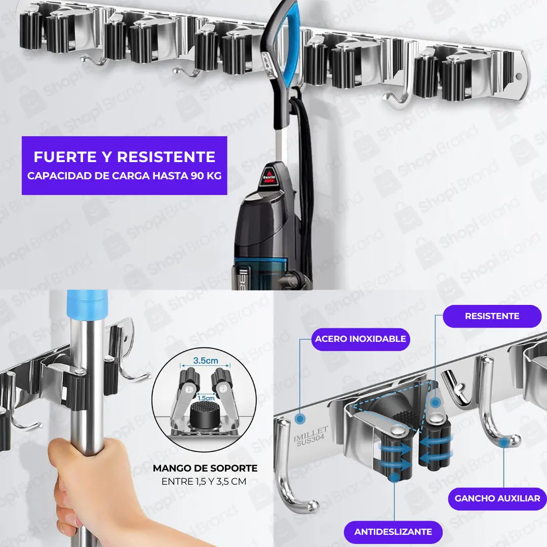 Soporte SteelRack® Resistente  En Acero Inoxidable