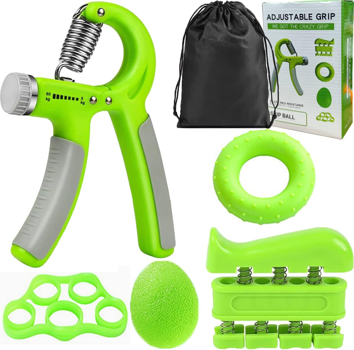 Kit Hand Grip Ejercitadores Mano Muñeca