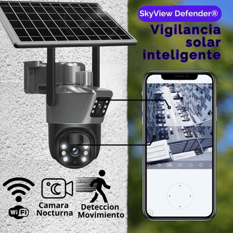 SkyView Defender® camara para exterior dual