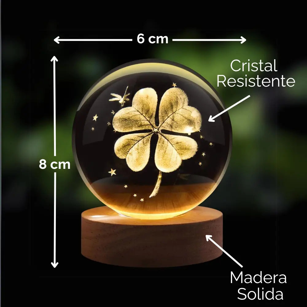 Esfera de Sueños®| Lámparas nocturnas con base de madera